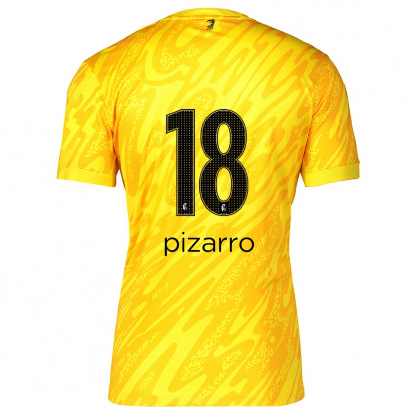 Danxen Herren Théodore Pizarro #18 Trikot Gelb Schwarz Torwarttrikot 2025/26 Österreich