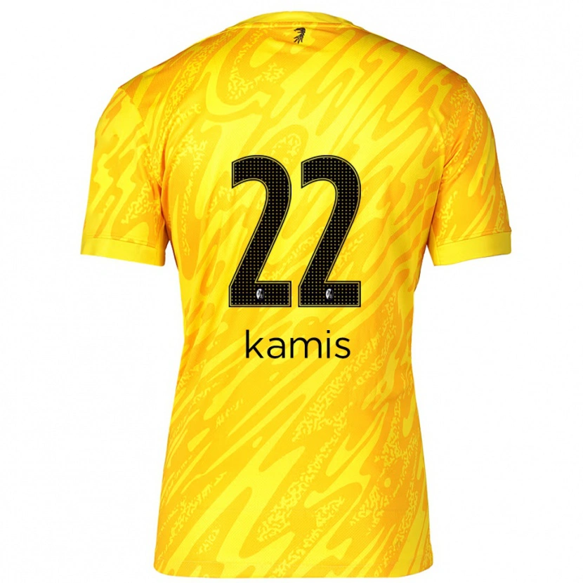 Danxen Herren Marcel Kamis #22 Trikot Gelb Schwarz Torwarttrikot 2025/26 Österreich