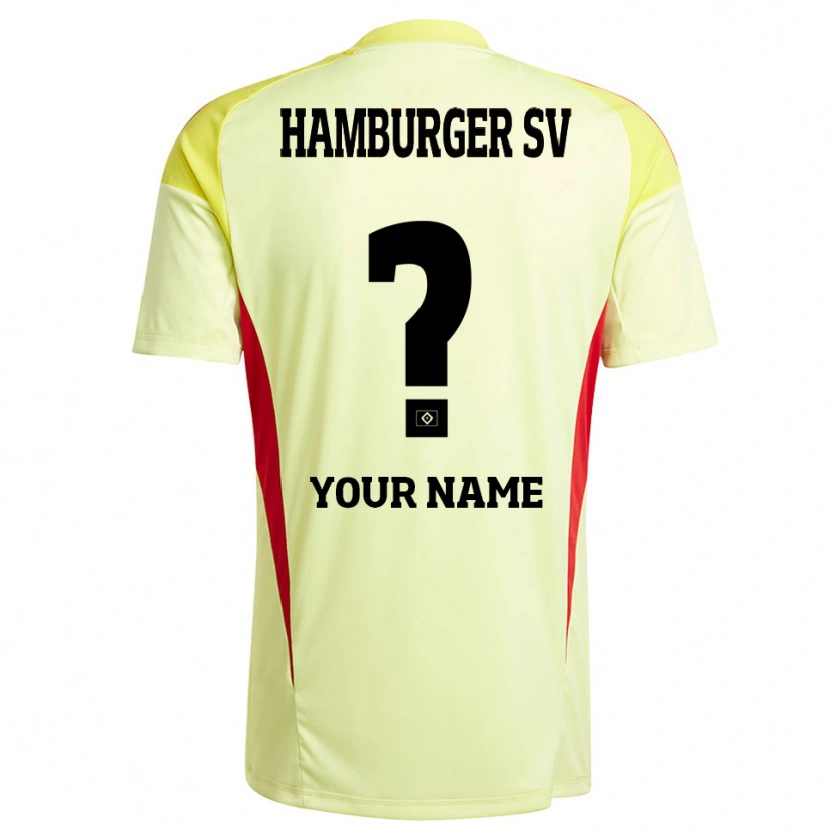 Danxen Herren Hamburger SV Trikot Gelb Schwarz Rot Torwarttrikot 2025/26 Österreich