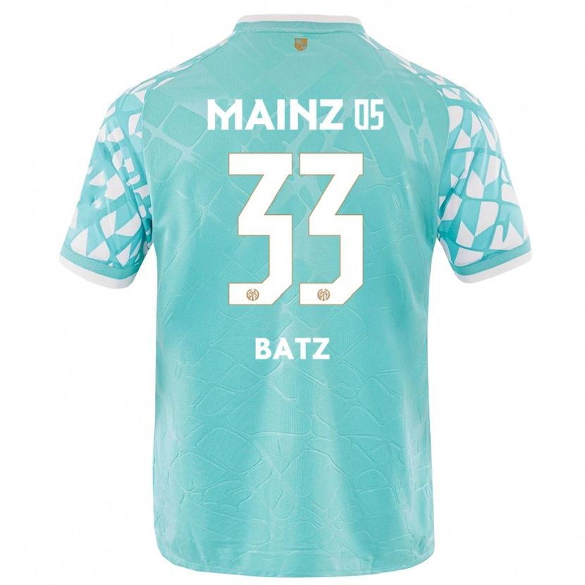 Danxen Herren Daniel Batz #33 Trikot Türkis Weiß Torwarttrikot 2025/26 Österreich