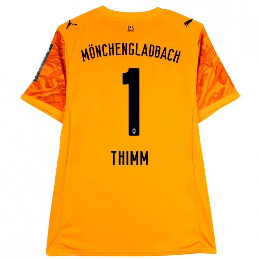 Danxen Herren Joshua Thimm #1 Trikot Orange Gelb Schwarz Torwarttrikot 2025/26 Österreich