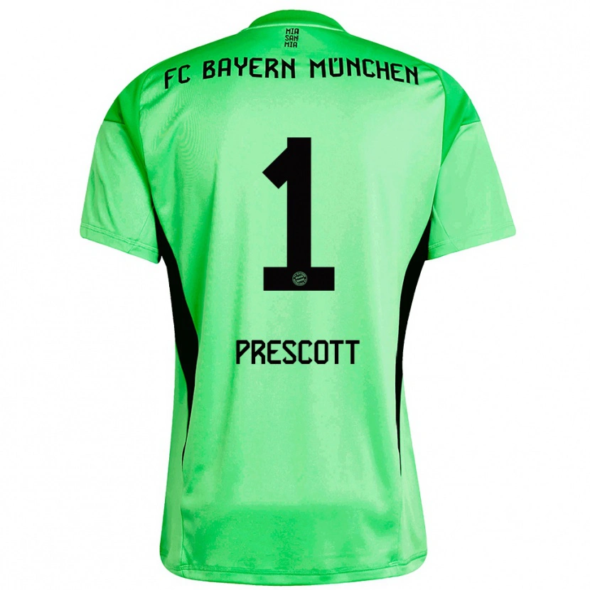 Danxen Herren Leonard Prescott #1 Trikot Mittel Frühlingsgrün Torwarttrikot 2025/26 Österreich
