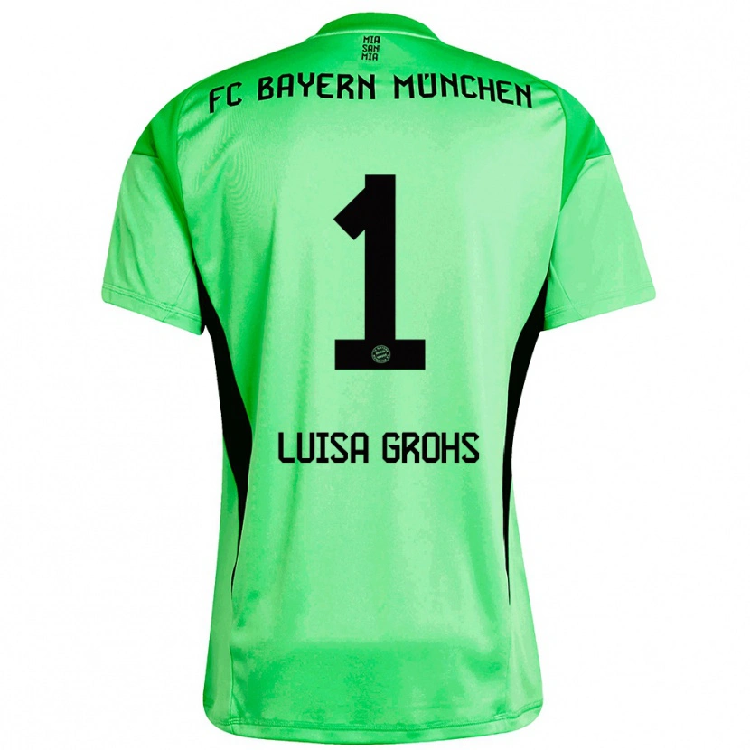 Danxen Herren Maria Luisa Grohs #1 Trikot Mittel Frühlingsgrün Torwarttrikot 2025/26 Österreich