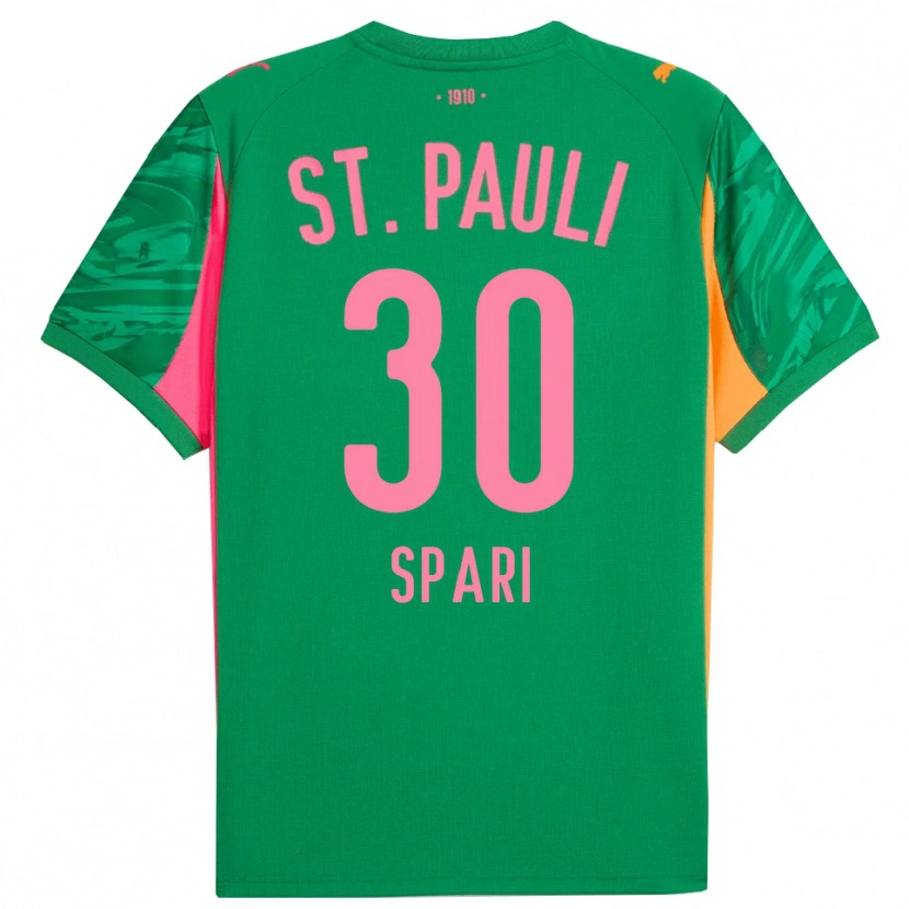 Danxen Herren Simon Spari #30 Trikot Grün Orange Pink Torwarttrikot 2025/26 Österreich
