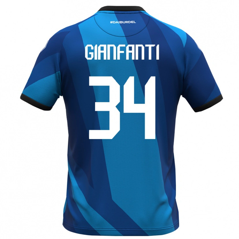 Danxen Herren Simone Gianfanti #34 Trikot Königsblau Orange Torwarttrikot 2025/26 Österreich