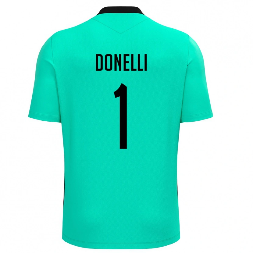 Danxen Herren Matteo Donelli #1 Trikot Türkis Schwarz Torwarttrikot 2025/26 Österreich