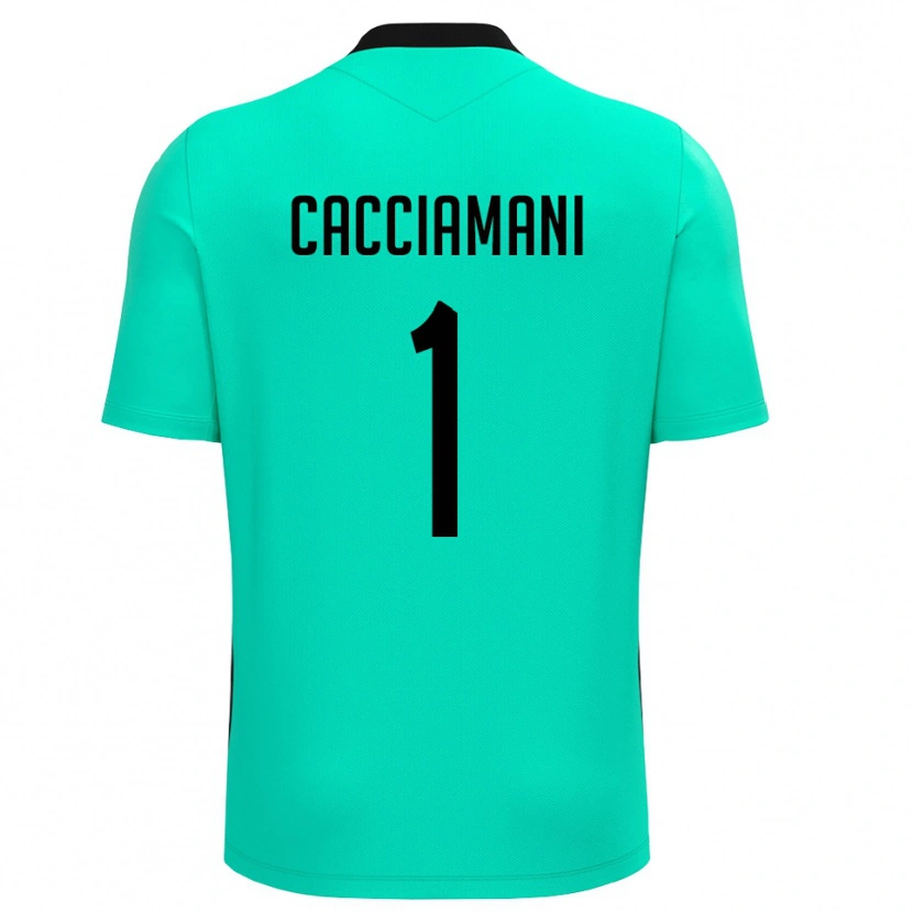 Danxen Herren Niccolò Cacciamani #1 Trikot Türkis Schwarz Torwarttrikot 2025/26 Österreich