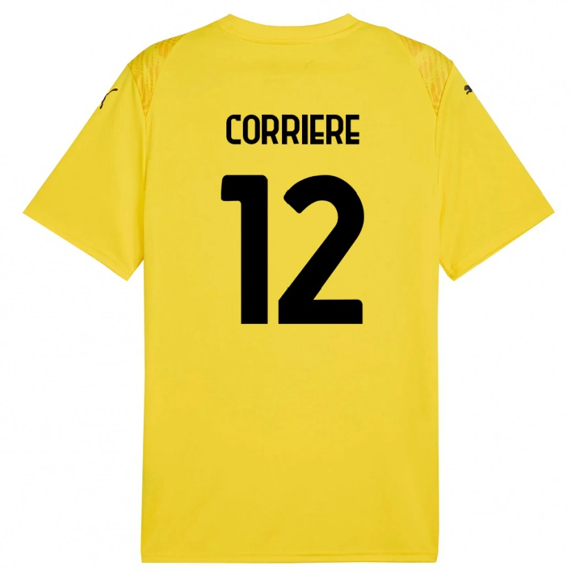 Danxen Herren Francesco Corriere #12 Trikot Gelb Schwarz Torwarttrikot 2025/26 Österreich