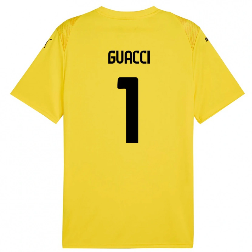 Danxen Herren Marco Guacci #1 Trikot Gelb Schwarz Torwarttrikot 2025/26 Österreich
