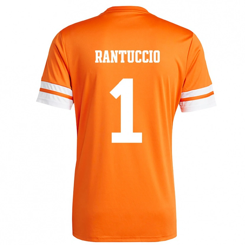 Danxen Herren Carmelo Rantuccio #1 Trikot Orange Weiß Torwarttrikot 2025/26 Österreich