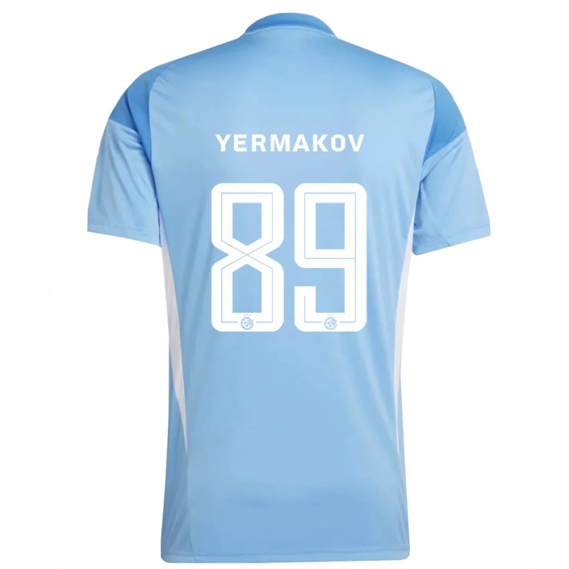 Danxen Herren Georgiy Yermakov #89 Trikot Hellblau Weiß Torwarttrikot 2025/26 Österreich