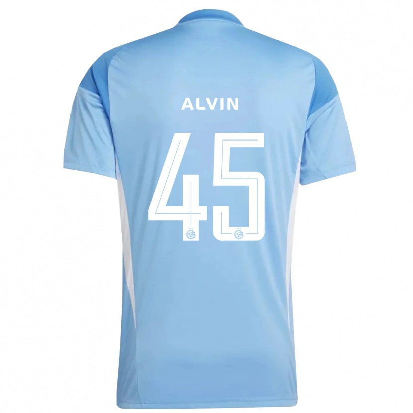 Danxen Herren Glenn Alvin #45 Trikot Hellblau Weiß Torwarttrikot 2025/26 Österreich