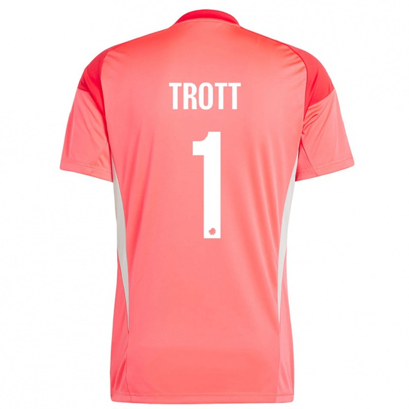 Danxen Herren Nathan Trott #1 Trikot Rot Weiß Torwarttrikot 2025/26 Österreich