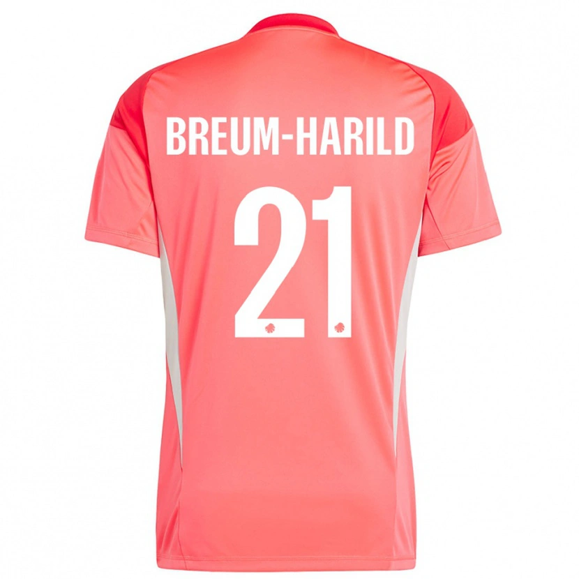 Danxen Herren Tobias Breum-Harild #21 Trikot Rot Weiß Torwarttrikot 2025/26 Österreich
