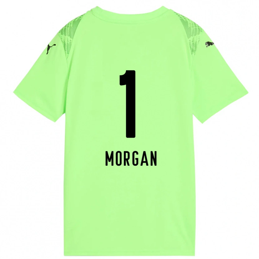 Danxen Herren Kevin Morgan #1 Trikot Blasses Grün Schwarz Torwarttrikot 2025/26 Österreich