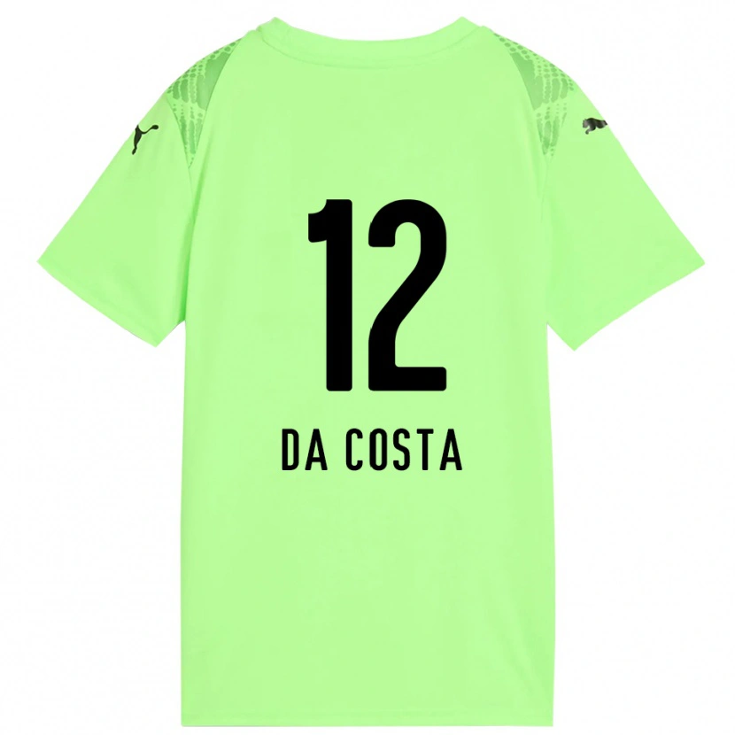 Danxen Herren Paulo da Costa #12 Trikot Blasses Grün Schwarz Torwarttrikot 2025/26 Österreich