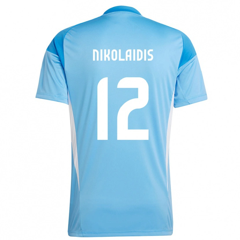 Danxen Herren Georgios Nikolaidis #12 Trikot Tiefblauer Himmel Torwarttrikot 2025/26 Österreich