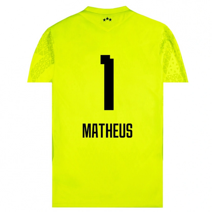 Danxen Herren Matheus #1 Trikot Gelb Grün Schwarz Torwarttrikot 2025/26 Österreich