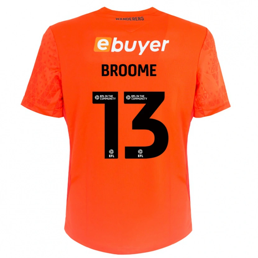 Danxen Herren Nathan Broome #13 Trikot Orange Schwarz Torwarttrikot 2025/26 Österreich