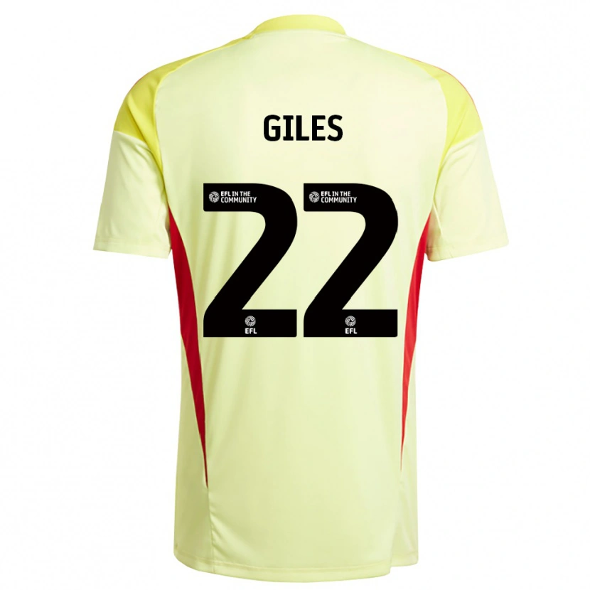 Danxen Herren Olivia Giles #22 Trikot Hellgelb Torwarttrikot 2025/26 Österreich