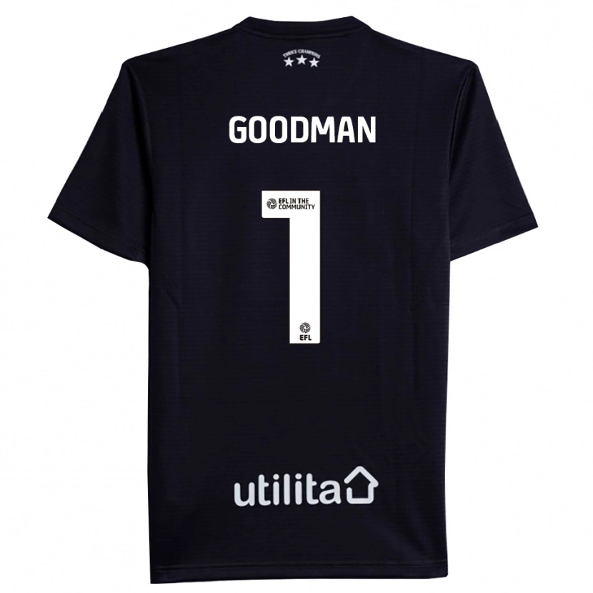 Danxen Herren Owen Goodman #1 Trikot Schwarz Weiß Torwarttrikot 2025/26 Österreich
