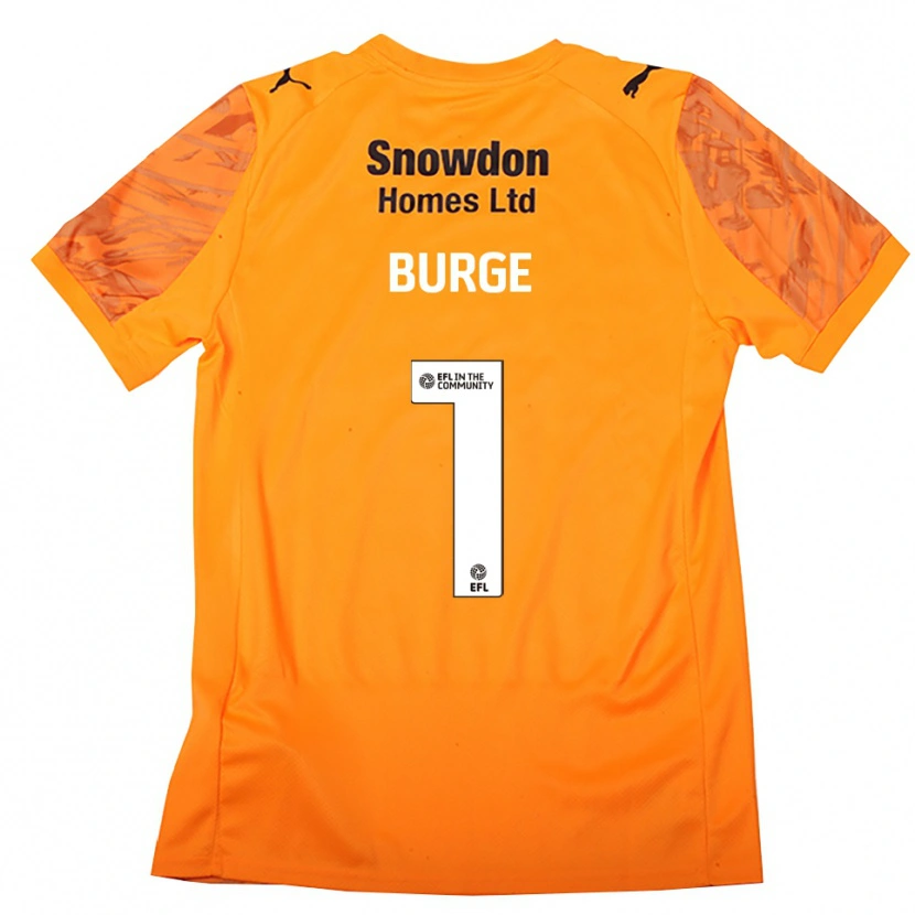 Danxen Herren Lee Burge #1 Trikot Orange Schwarz Torwarttrikot 2025/26 Österreich