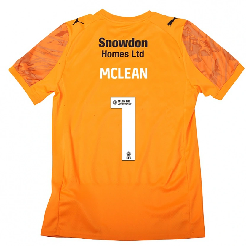 Danxen Herren Katie Mclean #1 Trikot Orange Schwarz Torwarttrikot 2025/26 Österreich