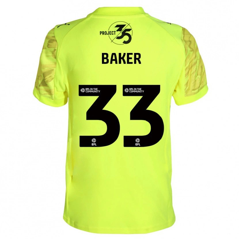 Danxen Herren Zak Baker #33 Trikot Leuchtendes Grün Schwarz Torwarttrikot 2025/26 Österreich