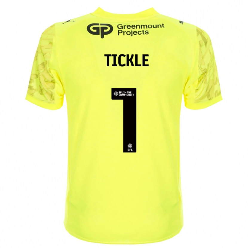 Danxen Herren Sam Tickle #1 Trikot Leuchtendes Grün Schwarz Torwarttrikot 2025/26 Österreich
