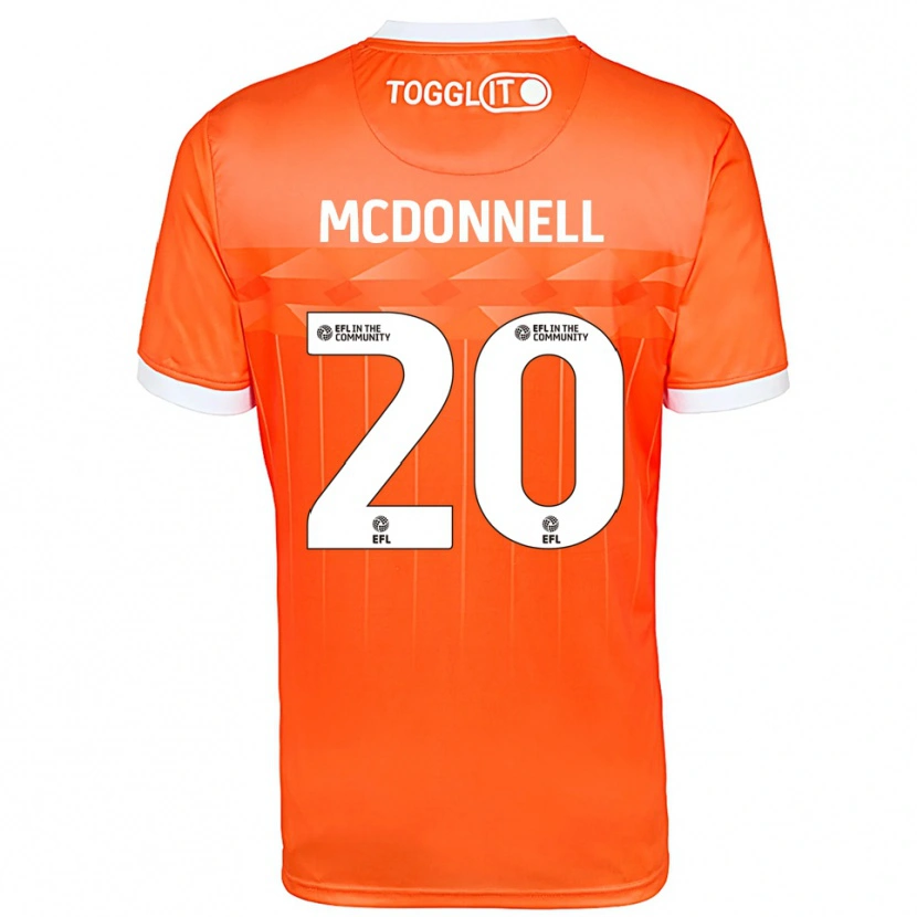 Danxen Herren Joe McDonnell #20 Trikot Orange Weiß Torwarttrikot 2025/26 Österreich