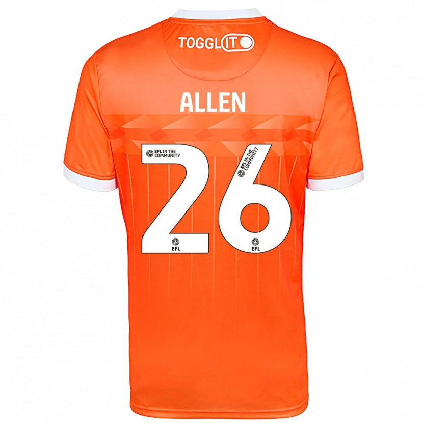 Danxen Herren Lauren Allen #26 Trikot Orange Weiß Torwarttrikot 2025/26 Österreich