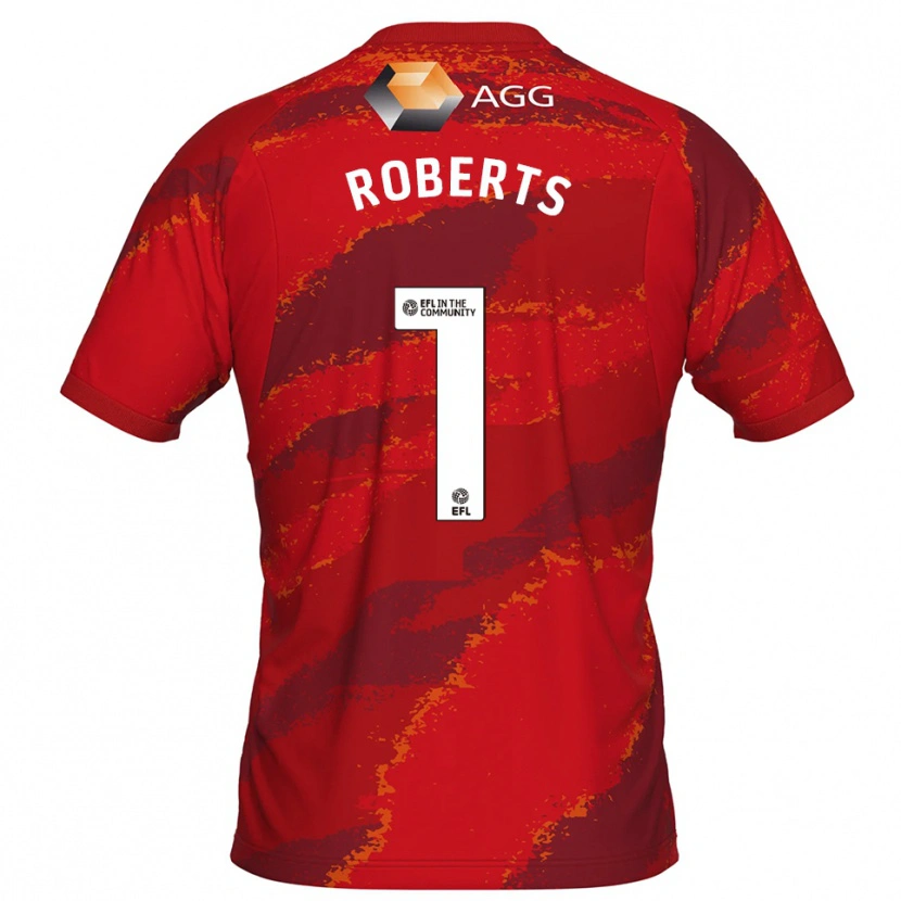Danxen Herren Liam Roberts #1 Trikot Rot Weiß Torwarttrikot 2025/26 Österreich