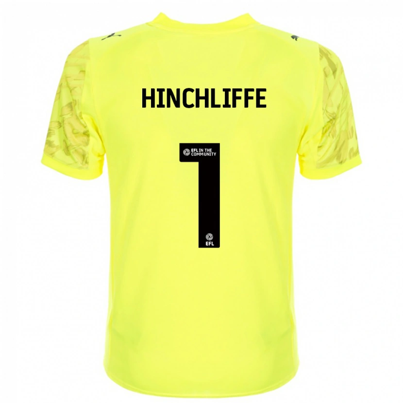 Danxen Herren Ben Hinchliffe #1 Trikot Gelb Schwarz Torwarttrikot 2025/26 Österreich