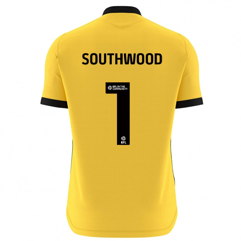 Danxen Herren Luke Southwood #1 Trikot Gelb Schwarz Torwarttrikot 2025/26 Österreich