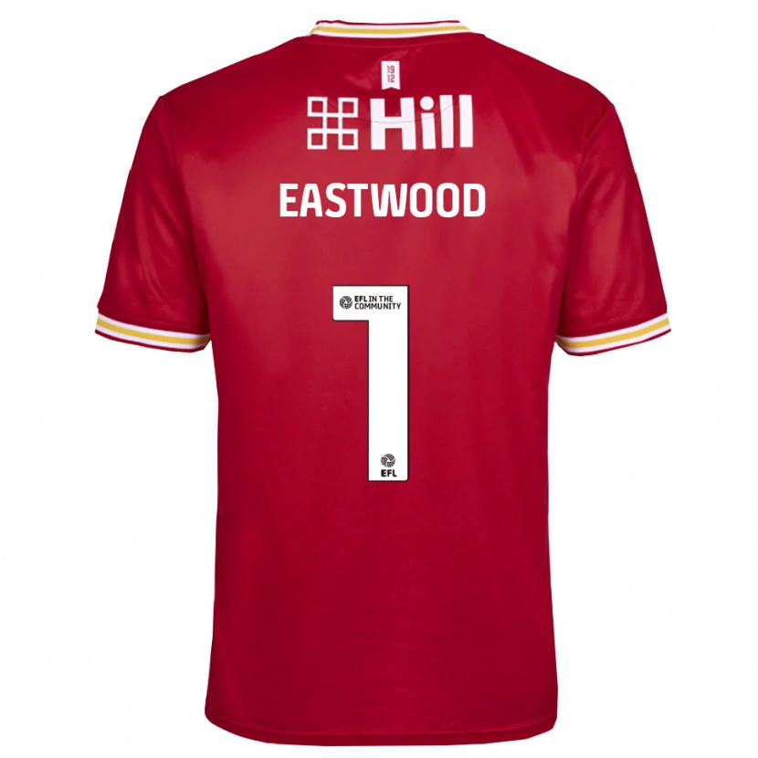 Danxen Herren Jake Eastwood #1 Trikot Rot Weiß Torwarttrikot 2025/26 Österreich