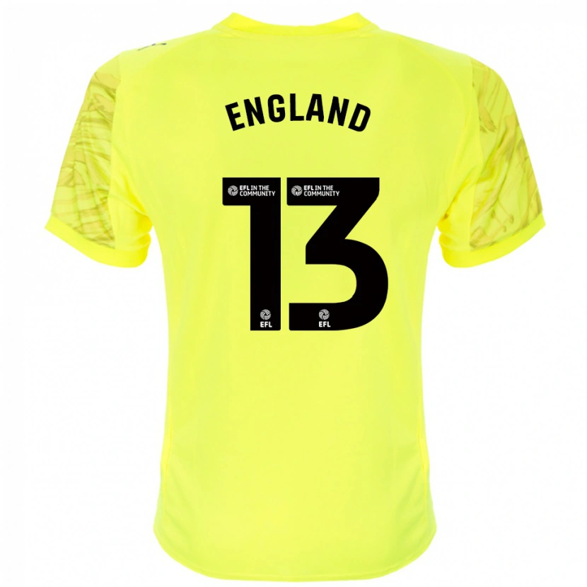 Danxen Herren Kurtis England #13 Trikot Gelb Schwarz Torwarttrikot 2025/26 Österreich