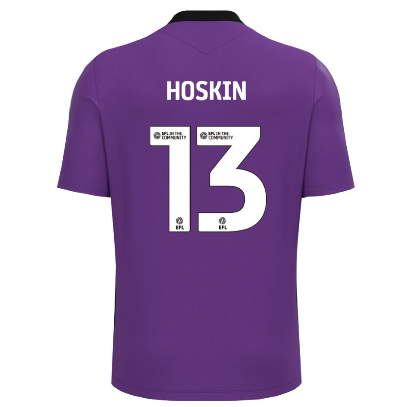 Danxen Herren Owen Hoskin #13 Trikot Violett Weiß Torwarttrikot 2025/26 Österreich
