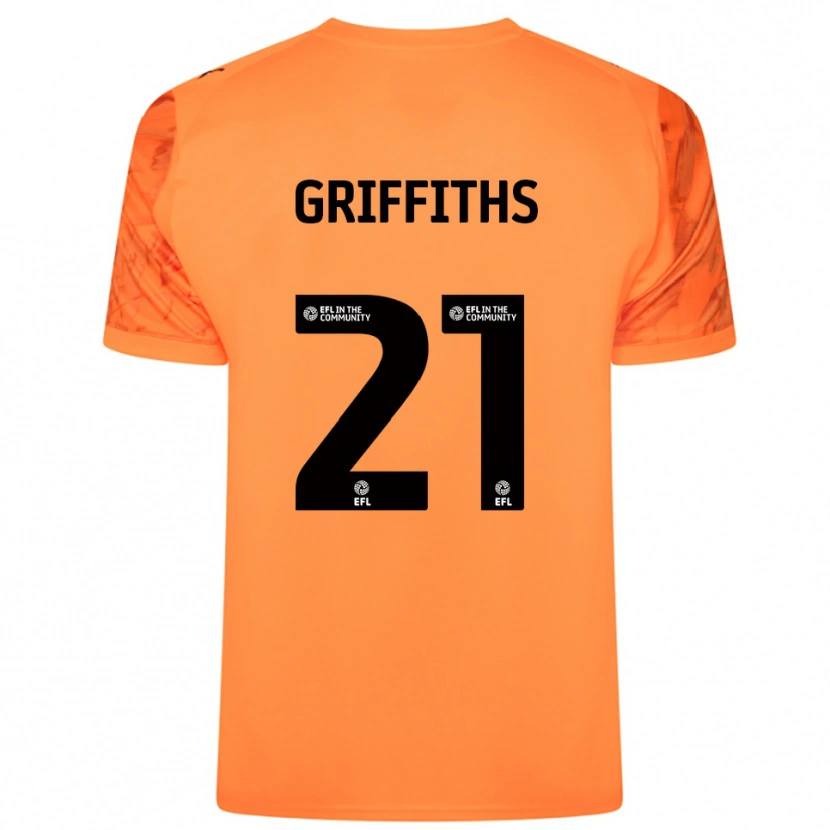 Danxen Herren Harry Griffiths #21 Trikot Orange Schwarz Torwarttrikot 2025/26 Österreich