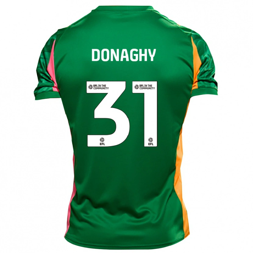 Danxen Herren Tom Donaghy #31 Trikot Grün Orange Torwarttrikot 2025/26 Österreich