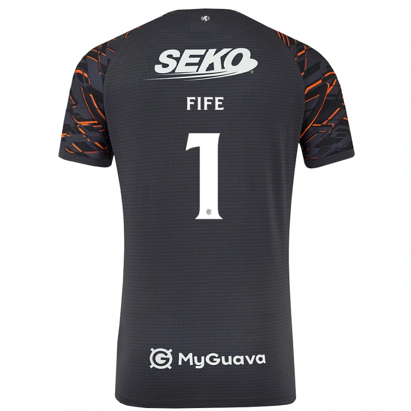 Danxen Herren Jenna Fife #1 Trikot Dunkelgrau Torwarttrikot 2025/26 Österreich