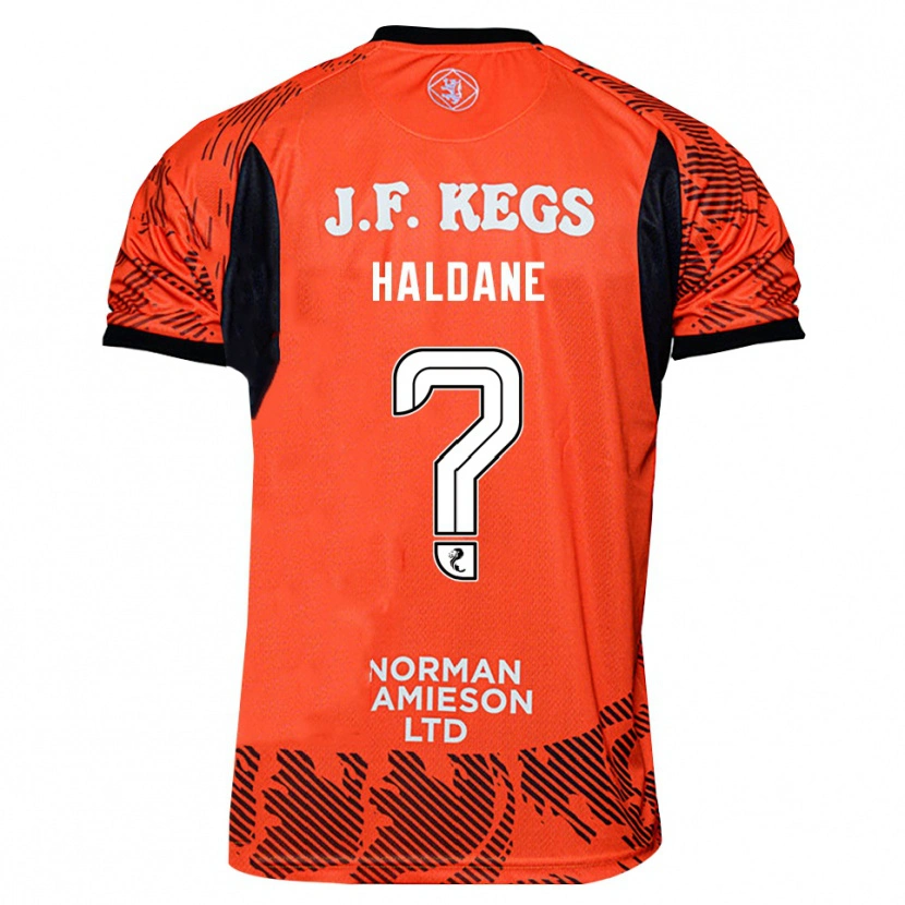 Danxen Herren Lewis Haldane #0 Trikot Orange Schwarz Torwarttrikot 2025/26 Österreich
