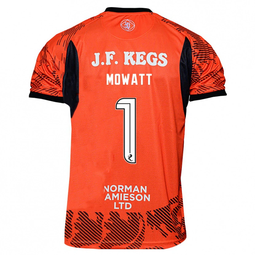 Danxen Herren Beth Mowatt #1 Trikot Orange Schwarz Torwarttrikot 2025/26 Österreich