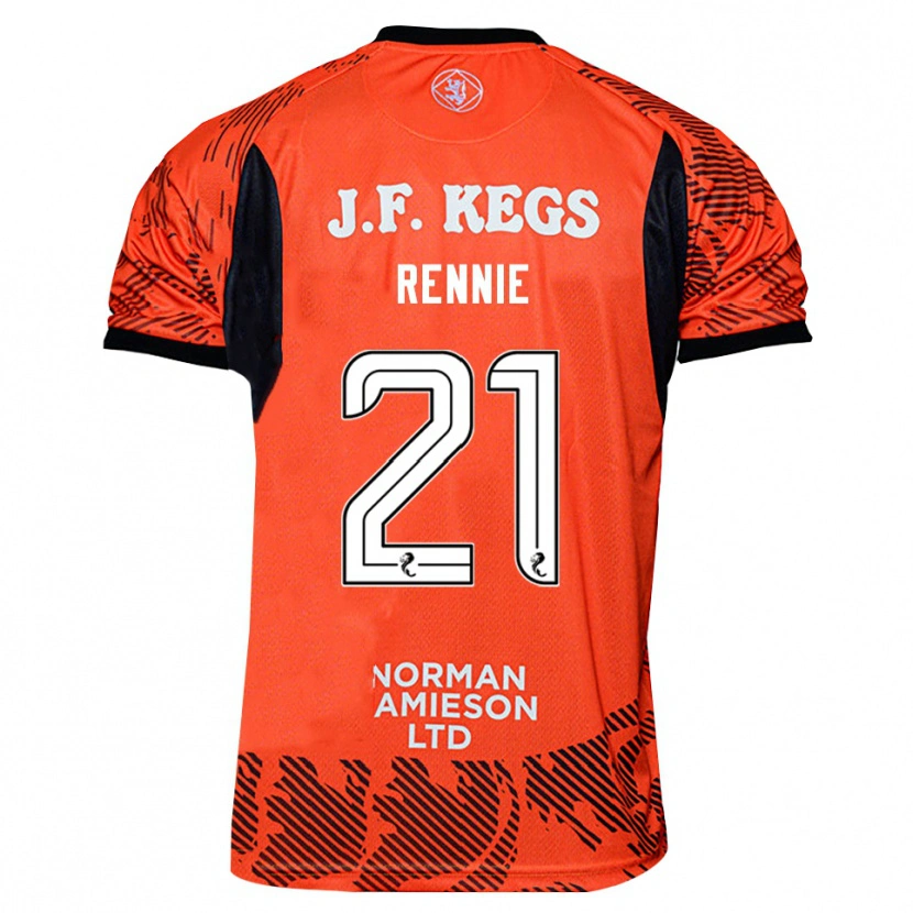 Danxen Herren Beth Rennie #21 Trikot Orange Schwarz Torwarttrikot 2025/26 Österreich