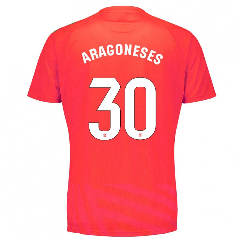 Danxen Herren Sergio Aragoneses #30 Trikot Rot Weiß Torwarttrikot 2025/26 Österreich