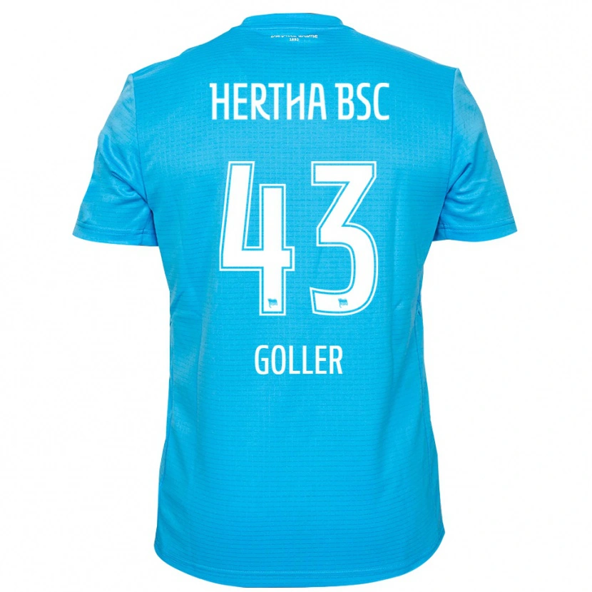Danxen Herren Tim Goller #43 Trikot Hellblau Weiß Torwarttrikot 2025/26 Österreich