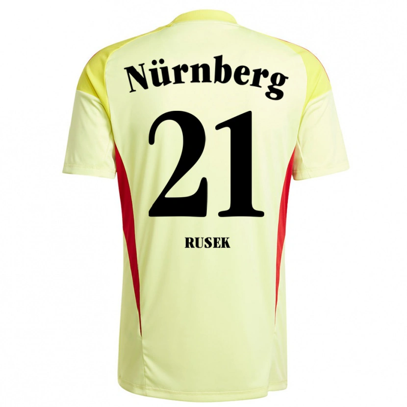 Danxen Herren Larissa Rusek #21 Trikot Gelb Schwarz Torwarttrikot 2025/26 Österreich