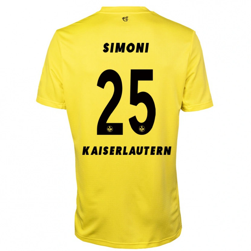 Danxen Herren Simon Simoni #25 Trikot Gelb Schwarz Torwarttrikot 2025/26 Österreich