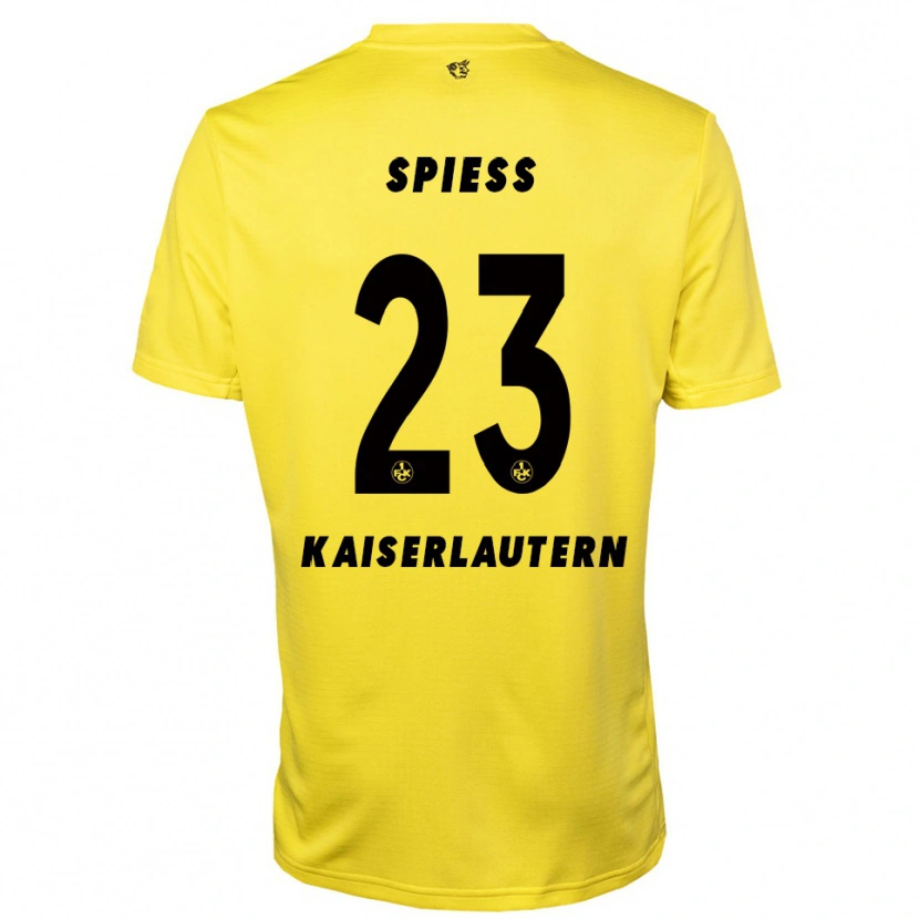 Danxen Herren Louis Spieß #23 Trikot Gelb Schwarz Torwarttrikot 2025/26 Österreich