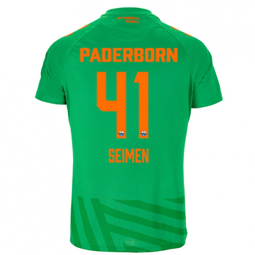 Danxen Herren Dennis Seimen #41 Trikot Grün Orange Torwarttrikot 2025/26 Österreich