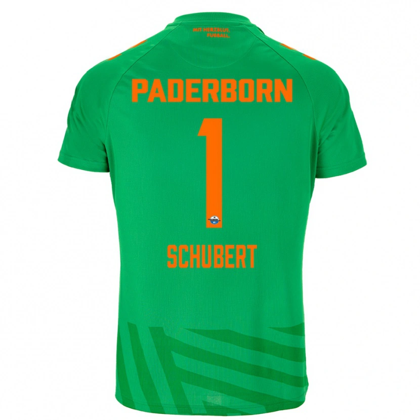 Danxen Herren Markus Schubert #1 Trikot Grün Orange Torwarttrikot 2025/26 Österreich